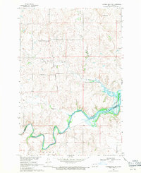Cannon Ball NW 1968 topographic map thumbnail