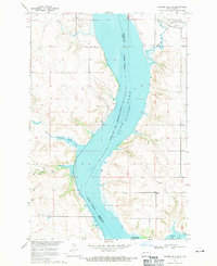 Cannon Ball SE 1968 topographic map thumbnail