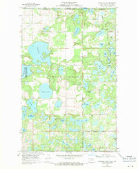 Carpenter Lake 1968 topographic map thumbnail