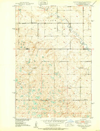 Carrington SW 1950 topographic map thumbnail
