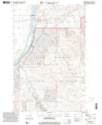Cartwright 1997 topographic map thumbnail