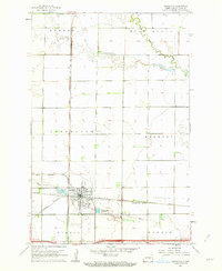 Casselton 1961 topographic map thumbnail