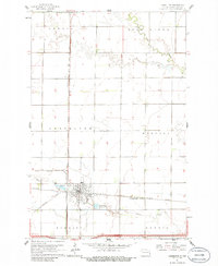 Casselton 1961 topographic map thumbnail