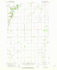 Casselton SE 1961 topographic map thumbnail