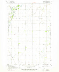 Casselton SE 1961 topographic map thumbnail