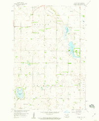 Cayuga NW 1958 topographic map thumbnail