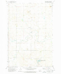 Cedar Butte 1974 topographic map thumbnail