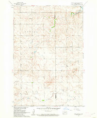 Clark Butte 1960 topographic map thumbnail