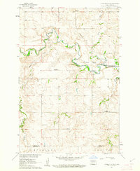 Clark Butte NW 1960 topographic map thumbnail