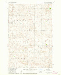 Clark Butte SW 1960 topographic map thumbnail