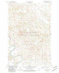 Cliffs Plateau 1982 topographic map thumbnail
