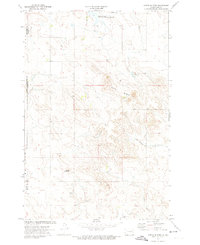 Coffin Buttes 1972 topographic map thumbnail