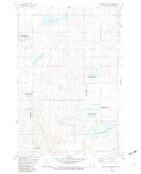 Coldwater Lake NW 1982 topographic map thumbnail
