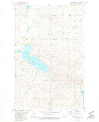 Cottonwood Lake 1981 topographic map thumbnail