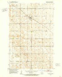 Courtenay 1951 topographic map thumbnail