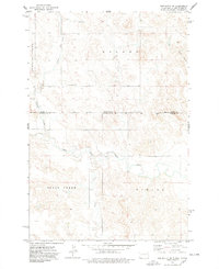 Cow Butte NE 1974 topographic map thumbnail
