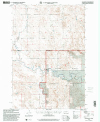 Cow Butte NE topographic map thumbnail