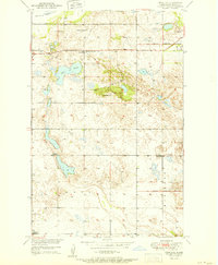 Crow Hill 1951 topographic map thumbnail