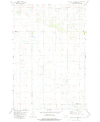 Crown Butte Creek NW 1980 topographic map thumbnail
