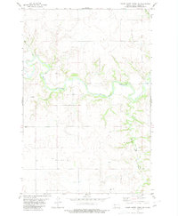 Crown Butte Creek SW 1980 topographic map thumbnail