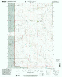 Daglum NW 1997 topographic map thumbnail