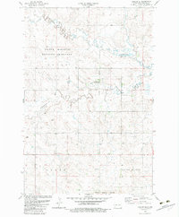 Daglum SE 1982 topographic map thumbnail
