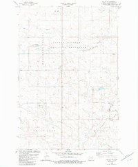 Daglum SW 1982 topographic map thumbnail