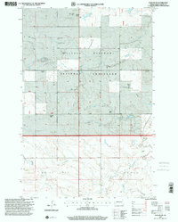 Daglum SW 1997 topographic map thumbnail