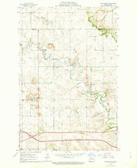 Davis Buttes 1962 topographic map thumbnail