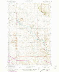 Davis Buttes 1962 topographic map thumbnail