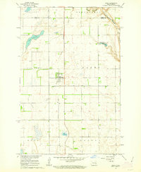 Dazey 1961 topographic map thumbnail