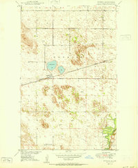 Denbigh 1950 topographic map thumbnail
