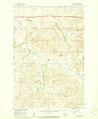 Dengate 1960 topographic map thumbnail