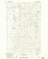 Denhoff 1960 topographic map thumbnail