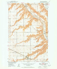 Des Lacs 1950 topographic map thumbnail