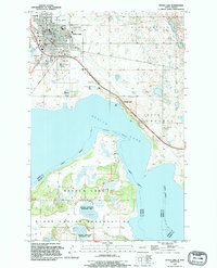 Devils Lake 1994 topographic map thumbnail
