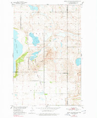 Devils Lake Mountain 1950 topographic map thumbnail