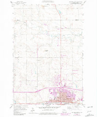 Dickinson North 1959 topographic map thumbnail