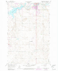 Dickinson South 1959 topographic map thumbnail