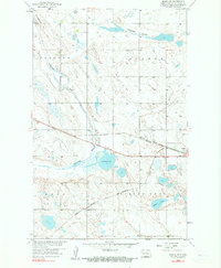 Drake NW 1958 topographic map thumbnail