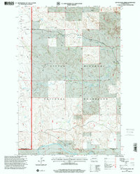 Dry Bullion Creek 1997 topographic map thumbnail