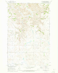 Dunn Center NW 1970 topographic map thumbnail