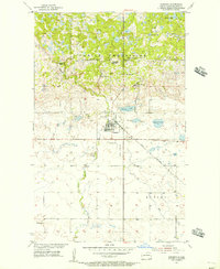 Dunseith 1955 topographic map thumbnail