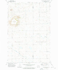 East Rainy Butte 1973 topographic map thumbnail