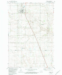 Edgeley 1982 topographic map thumbnail