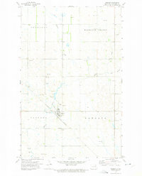 Edmore 1972 topographic map thumbnail