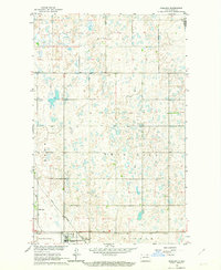 Egeland 1962 topographic map thumbnail