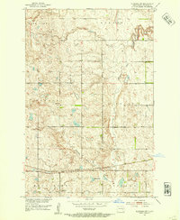 Eldridge NW 1951 topographic map thumbnail