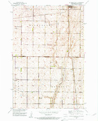 Ellendale South 1953 topographic map thumbnail
