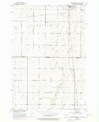 Ellendale South 1953 topographic map thumbnail